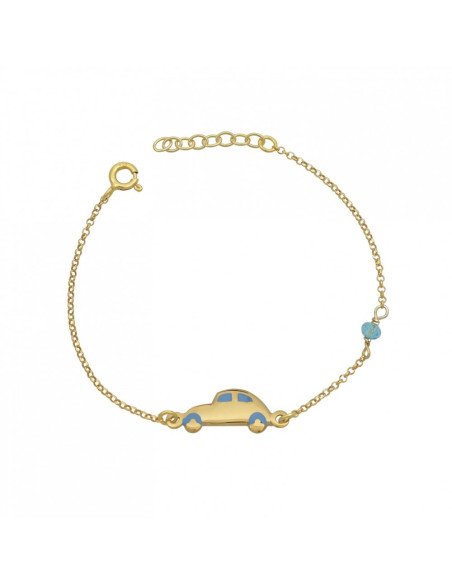 Παιδική ασημένια ταυτότητα "Αυτοκίνητο"