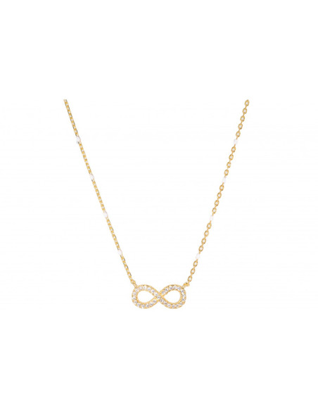 Ασημένιο Κολιέ με Ζιργκόν 'Άπειρο"