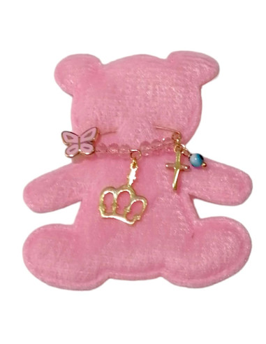 Παιδική ασημένια παραμάνα "κορώνα"