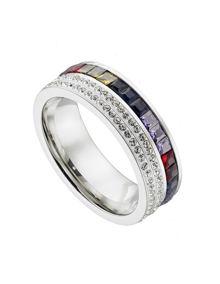 Ατσάλινο Ολόβερο Δαχτυλίδι