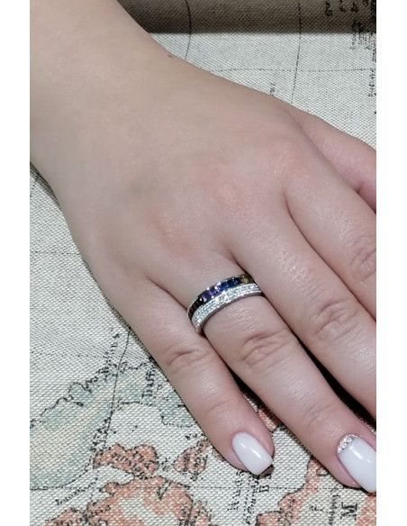 Ατσάλινο Ολόβερο Δαχτυλίδι