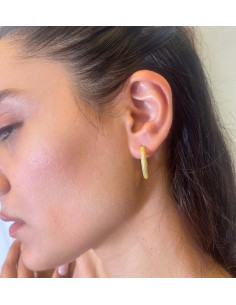 Ασημένια σκουλαρίκια "STARLINE" 2