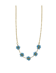 Κολιέ με μαργαρίτες σε pastel χρώματα "SAMOS"