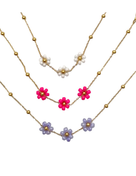 Βραχιόλι με μαργαρίτες "SKYROS"