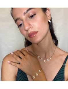 Βραχιόλι με μαργαρίτες "SKYROS" 2