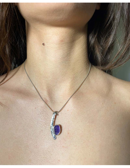 Χειροποίητο  Κολιέ "Amethyst "