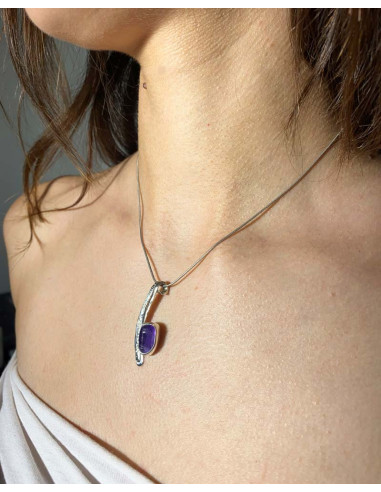 Χειροποίητο  Κολιέ "Amethyst "