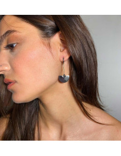 Ατσάλινα σκουλαρίκια minimal 2