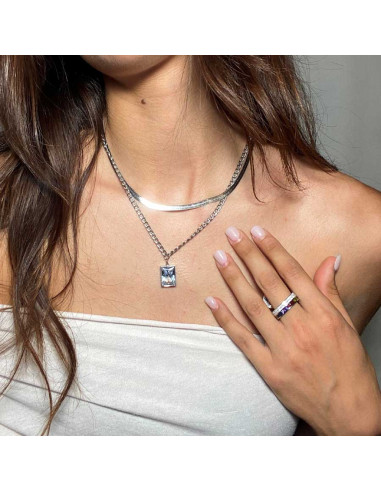 Ατσάλινο Ολόβερο Δαχτυλίδι