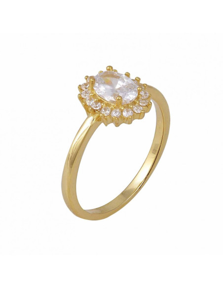 Ασημένιο δαχτυλίδι με ροζέτα