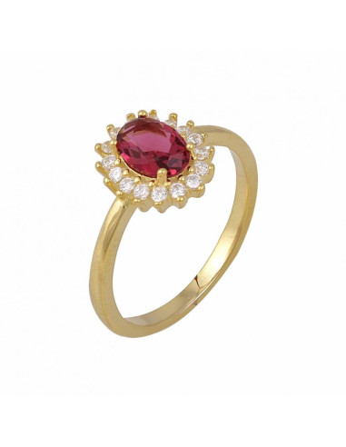 Ασημένιο δαχτυλίδι με ροζέτα