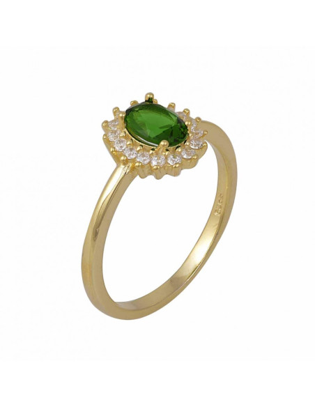 Ασημένιο δαχτυλίδι με ροζέτα