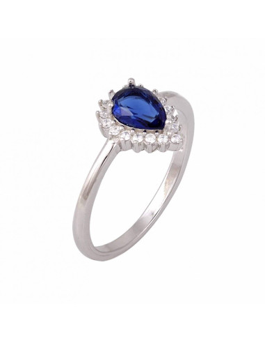 Ασημένιο δαχτυλίδι με ροζέτα