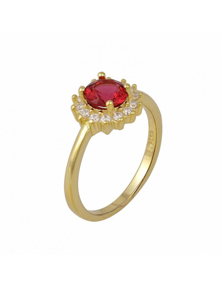 Ασημένιο δαχτυλίδι με ροζέτα