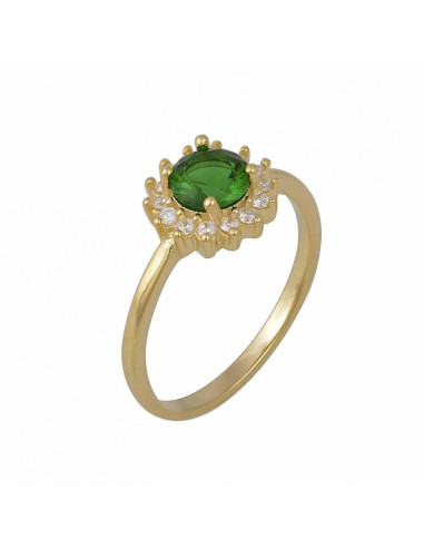 Ασημένιο δαχτυλίδι με ροζέτα