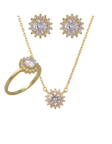 Σετ Ροζέτα επίχρυση