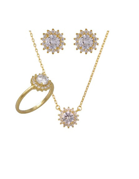 Σετ Ροζέτα επίχρυση