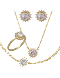 Σετ Ροζέτα επίχρυση