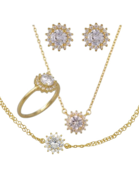 Σετ Ροζέτα επίχρυση