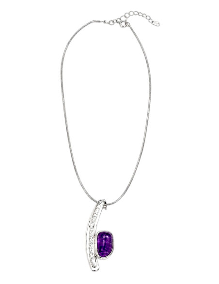 Χειροποίητο  Κολιέ "Amethyst "
