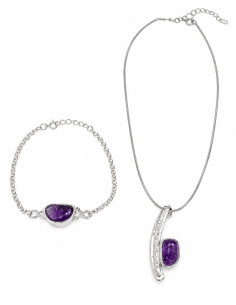 Χειροποίητο σετ "Amethyst " 2